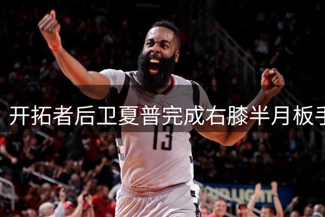 开拓者后卫夏普完成右膝半月板手术 预计半年后复检
